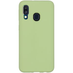 Accezz Liquid Silikoncase Grün für das Samsung Galaxy A40