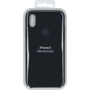 Apple Schwarzes Silikon Case iPhone X