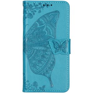 Schmetterling Softcase Klapphülle Türkis Xiaomi Mi 9T (Pro)
