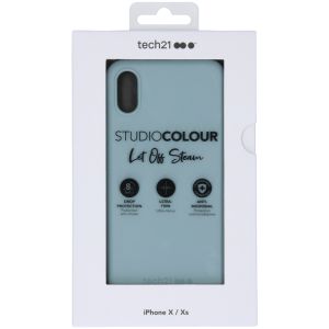 Studio Colour Antimicrobial Backcover Grau für das iPhone Xs / X