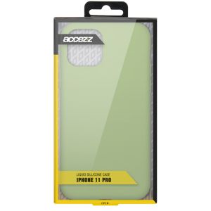 Accezz Liquid Silikoncase Grün für das iPhone 11 Pro
