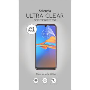 Selencia Duo Pack Screenprotector für das Motorola Moto E6 Plus / E6s