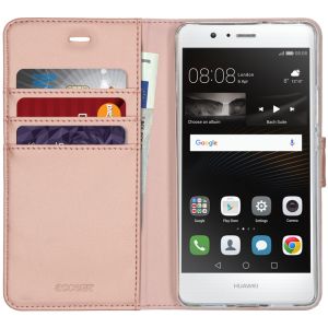 Accezz Wallet TPU Klapphülle Roségold für das Huawei P9 Lite