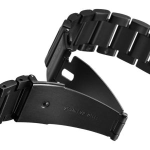Spigen Modern Fit Steel Watch Armband für die Samsung Galaxy Watch 42 mm - Schwarz