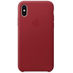 Apple Leder-Case Red für das iPhone X(s)