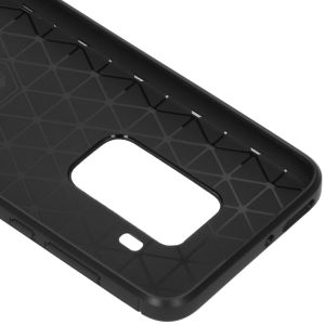 Brushed TPU Case Schwarz für das Motorola One Zoom