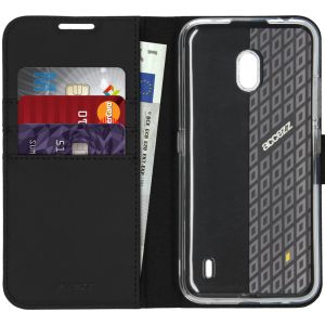 Accezz Wallet TPU Klapphülle Schwarz für das Nokia 2.2