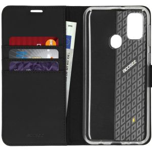Accezz Wallet TPU Klapphülle Schwarz für das Samsung Galaxy M30s / M21