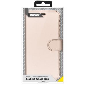 Accezz Wallet TPU Klapphülle Gold für das Samsung Galaxy M30s / M21