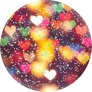 PopSockets PopGrip - Abnehmbar - Glitter Bokeh Hearts