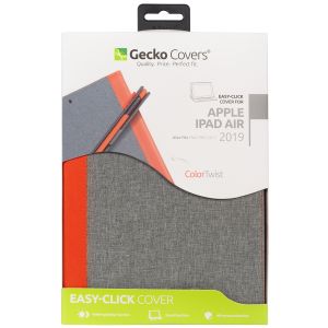 Gecko Covers Easy-Click Klapphülle Grau / Orange iPad Air 3 (2019) / Pro 10.5 (2017)