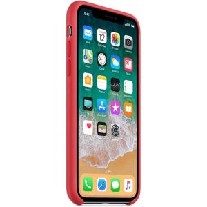 Apple Silikon-Case Red Raspberry für das iPhone X