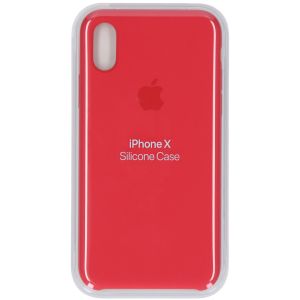 Apple Silikon-Case Red Raspberry für das iPhone X