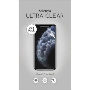 Selencia Duo Pack Ultra Clear Screenprotector für das iPhone 11 Pro / Xs / X