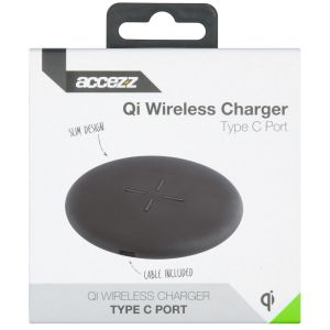 Accezz Qi Fast Wireless Charger - 10 Watt - Schwarz