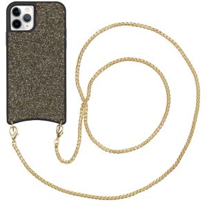 iMoshion Sparkle Cover mit Kette Gold für das iPhone 11 Pro