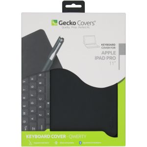 Gecko Covers Keyboard Cover QWERTY Schwarz für das iPad Pro 11 (2018)