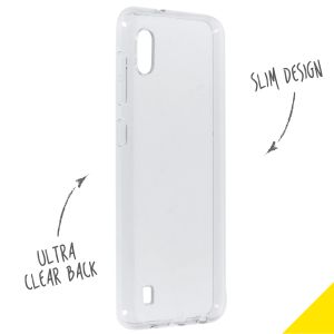Accezz TPU Clear Cover Transparent für Samsung Galaxy A10