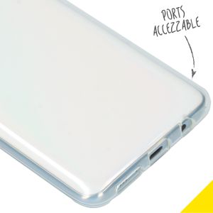 Accezz TPU Clear Cover Transparent für Samsung Galaxy A70