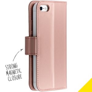 Accezz Wallet TPU Klapphülle für das iPhone 5 / 5s / SE - Roségold