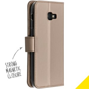Accezz Wallet TPU Klapphülle für das Samsung Galaxy A5 (2017) - Gold