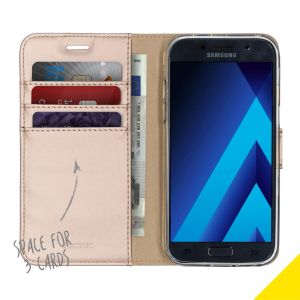 Accezz Wallet TPU Klapphülle für das Samsung Galaxy A5 (2017) - Gold