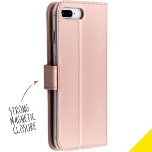 Accezz Wallet TPU Klapphülle für das iPhone 8 Plus / 7 Plus - Roségold