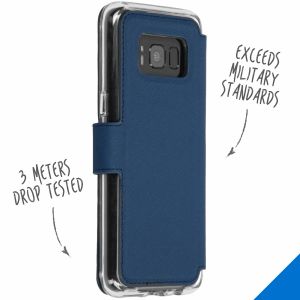 Accezz Xtreme Wallet Klapphülle Blau für das Samsung Galaxy S8