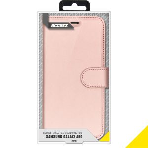 Accezz Wallet TPU Klapphülle Roségold für das Samsung Galaxy A50 / A30s