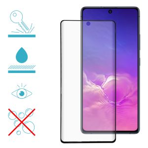 iMoshion Softcase Cover + Glas Screen Protector Galaxy S10 Lite