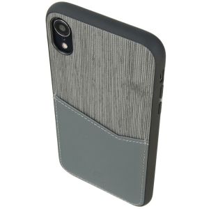 Valenta Card Slot Backcover Grau für das iPhone Xr