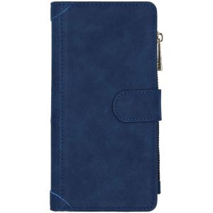 Luxuriöse Portemonnaie-Klapphülle Blau Samsung Galaxy S10 Lite