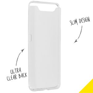 Accezz TPU Clear Cover Transparent für Samsung Galaxy A80