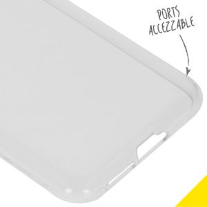 Accezz TPU Clear Cover Transparent für Motorola Moto E6 Plus