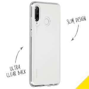 Accezz TPU Clear Cover Transparent für das Huawei P30 Lite