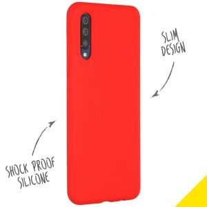 Accezz Liquid Silikoncase Rot für das Samsung Galaxy A50 / A30s