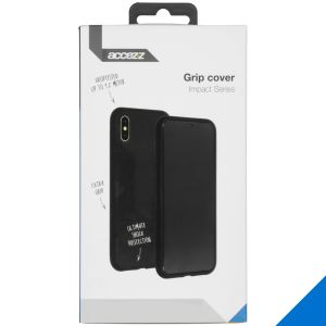 Accezz Impact Grip Backcover Schwarz für das iPhone X / Xs
