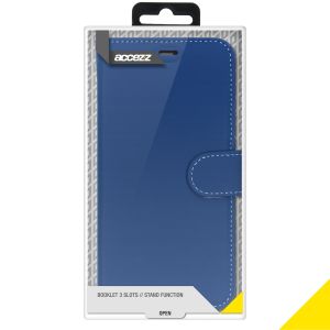 Accezz Wallet TPU Klapphülle Blau für das Samsung Galaxy S10e