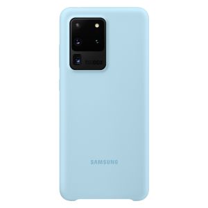 Samsung Original Silikon Cover Blue für das Galaxy S20 Ultra
