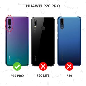 Accezz Roségoldfarbenes Wallet TPU Klapphülle für das Huawei P20 Pro