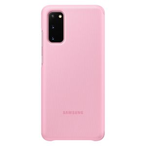 Samsung Original Clear View Cover Klapphülle Rosa für das Galaxy S20
