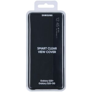 Samsung Original Clear View Cover Klapphülle Schwarz für das Galaxy S20 Plus