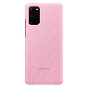 Samsung Original Clear View Cover Klapphülle Rosa für das Galaxy S20 Plus