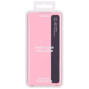Samsung Original Clear View Cover Klapphülle Rosa für das Galaxy S20 Plus