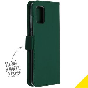Accezz Wallet TPU Klapphülle Grün für das Samsung Galaxy A71