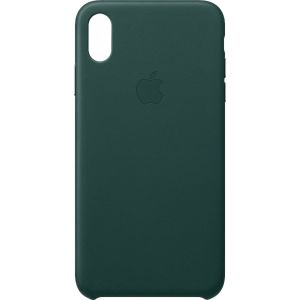 Apple Leder-Case Forest Green für das iPhone Xs Max