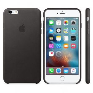 Apple Leder-Case für das iPhone 6(s) Plus - Schwarz