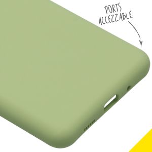 Accezz Liquid Silikoncase Grün für das Samsung Galaxy S20 Ultra