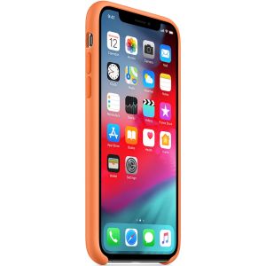 Apple Silikon-Case Papaya für das iPhone Xs / X