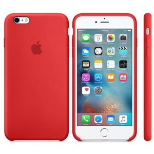 Apple Silikon-Case Rot für das iPhone 6(s) Plus